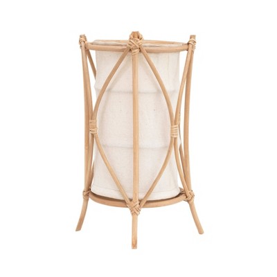 Rattan/Cotton Table Lamp Natural - 3R Studios