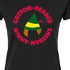 Women's - ELF - Christmas Family Set Ninny Muggins Fitted Graphic T-Shirt - 2 of 3