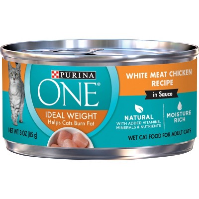 Purina ONE Ideal Weight Chicken Wet Cat Food - 3oz