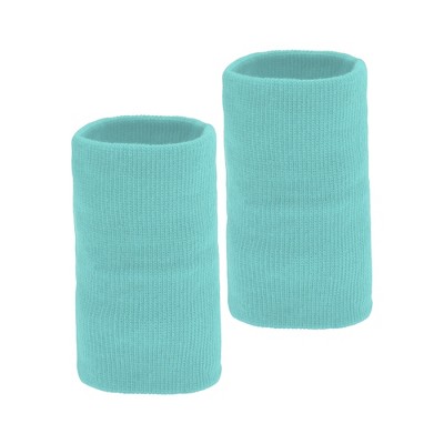 Unique Bargains Sweat Absorbent Quick Drying Sports Band Breathable Protection 1 Pair