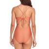 Clearlove One Piece Swimsuits for Women Tummy Control Swimwear Training Athletic Slimming Cutout Bathing Suits - 4 of 4