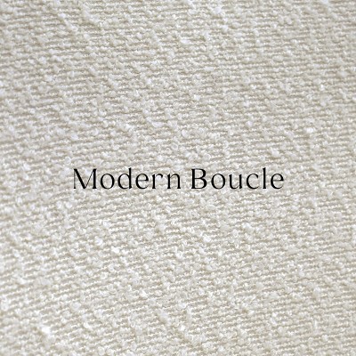 Lily 47" Cream Upholstered Large Bouclé Waterfall Bench Look,Modern Storage Bench for Bedroom-Maison Boucle