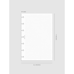 Cloth & Paper A5 Graph Note Planner Inserts - 1 of 4