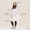 Tirrinia Women Printed Oversized Fleece Wearable Blanket Hoodie Sweatshirt Soft Cozy Gift Wife Woman - 2 of 4