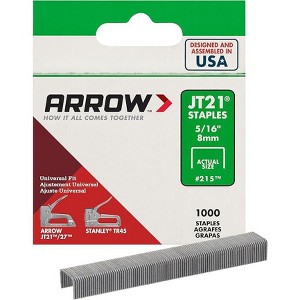 Arrow JT21 Light Duty Craft Staples, 5/16Inches x 7/16Inches, 1000ct - 1 of 1