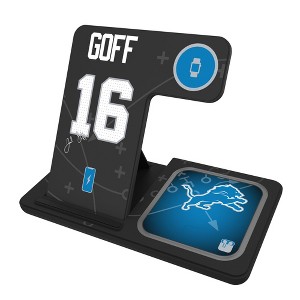NFL Detroit Lions Players Game Tactic 15-Watt 3 in 1 Charging Station - 1 of 4
