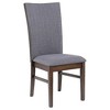 Coaster,Sherwood Upholstered Dining Side Chair Grey (Set of 2) - 3 of 4