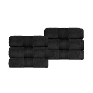 Luxury Cotton Heavyweight Solid Plush Towel Set by Blue Nile Mills - 1 of 4