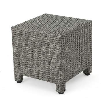 Puerta Wicker Side Table - Christopher Knight Home