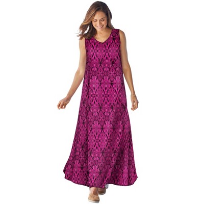 deep claret batik