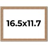 PosterPalooza | Deco Brown Picture Frame - UV Acrylic, Backing Board, Hanging Hardware Included - 2 of 4