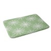 Lisa Argyropoulos La Boho Snow Memory Foam Bath Rug Green - Deny Designs: Microfiber, Machine Washable, Abstract Pattern - image 2 of 3