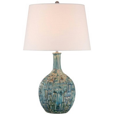 teal bedside lamp