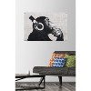 Trends International Chimp with Headphones on Wall Unframed Wall Poster Prints - 2 of 4