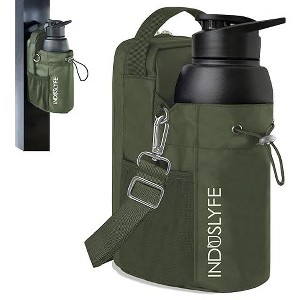 Magnetic Gym Bag for Men Women with magnetic water bottle holder, Gym - 1 of 4