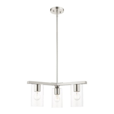 Livex Lighting Zurich 3 - Light Chandelier in  Brushed Nickel