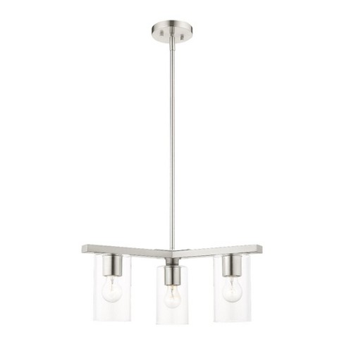 Livex Lighting Zurich 3 - Light Chandelier In Brushed Nickel : Target