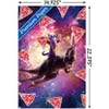 Trends International James Booker - Thug Space Cat On Dinosaur Unicorn Unframed Wall Poster Prints - 3 of 4