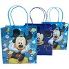 Disney Mickey Mouse Reusable Party Favor Goodie Small Gift Bags 12 (12 Bags) - 2 of 4