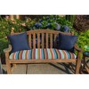 Casual Cushion Solid Sunbrella Fabric 1-Piece Indoor/Outdoor Square Throw Pillow - 2 of 4