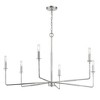 Savoy House Salerno 6 - Light Chandelier in  Polished Nickel - 2 of 4