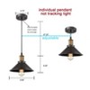 CLAXY Industrial Bronze Pendant Light (3 Pack) - Mini Loft Fixture - 4 of 4