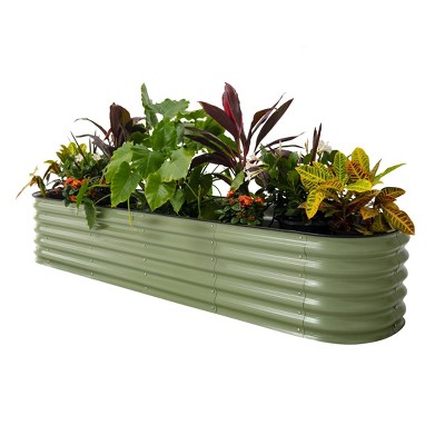 Vego Garden 9-in-1 Modular Rectangular Metal Outdoor Raised Garden Bed 42"x78"x17"