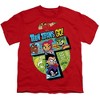 Teen Titans Go T Kids T Shirt For Youth, Royal Blue - 2 of 4