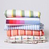 society6 Twin/Twin Extra Long Windowpane Brushed Cotton Sheet Set - 4 of 4