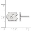 Black Bow Jewelry Sterling Silver North Carolina Tar Heels NCAA Post Earrings - 2 of 3