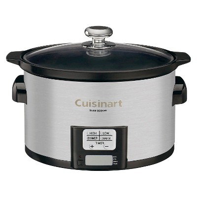 Cuisinart 3.5qt Programmable Slow Cooker - Stainless Steel - PSC-350