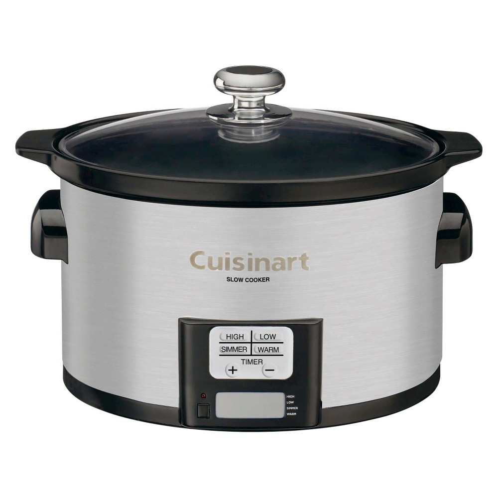 Cuisinart 3.5 Qt. Programmable Slow Cooker -Stainless Steel Psc-350