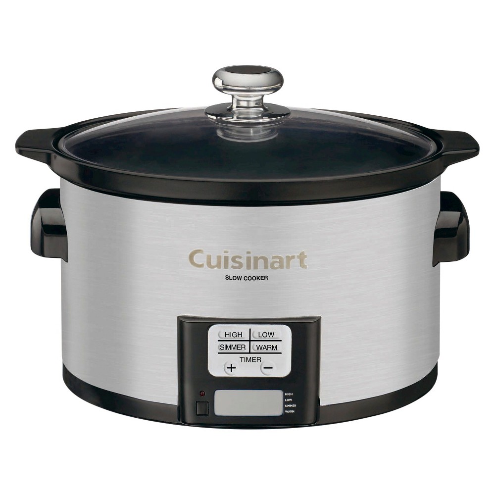 Cuisinart 3.5qt Programmable Slow Cooker - Stainless Steel - PSC-350