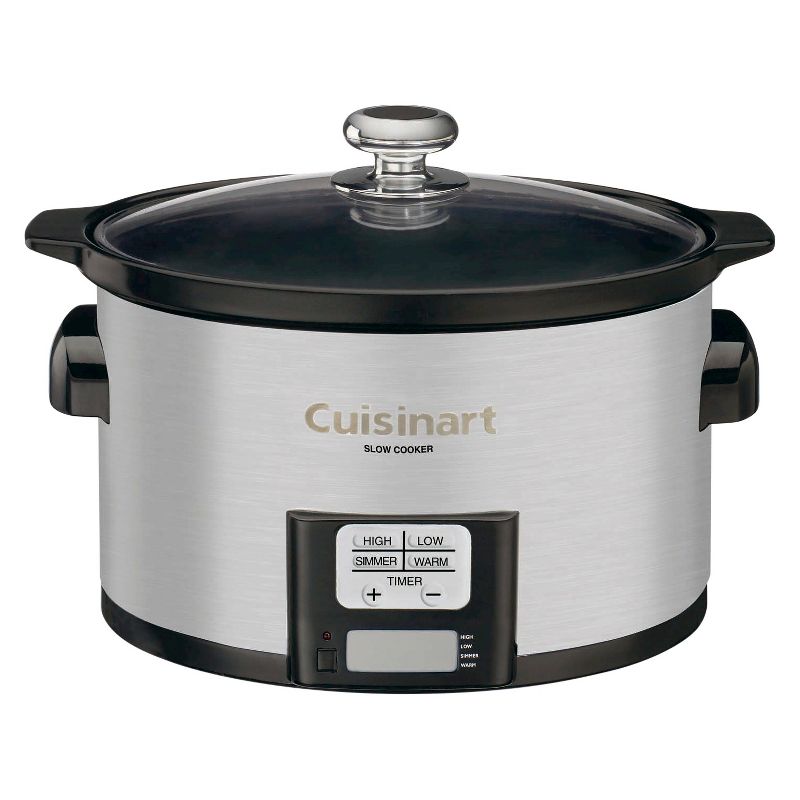Cuisinart 3.5qt Programmable Slow Cooker - Stainless Steel - PSC-350, 1 of 6