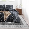 8x10 Area Rug Boho Low Pile Non Slip Rugs Foldable Oriental Printed Distressed Indoor Carpet - 3 of 4