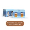 Holmegaard Mikkeller Pint 13.5 oz Beer Glass, Set of 2 for Craft Beer, Lagers, Stouts, Widen Interior Base for Enhanced Bubbles, Stackable - 3 of 4