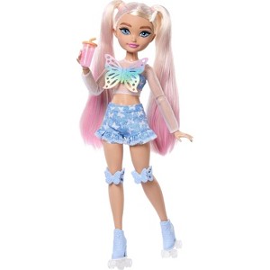 Dream Besties Barbie “Malibu” Roller Skating Fashion Doll with 9 Makeup Themed Accessories - 1 of 4