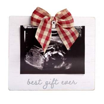 Pearhead Holiday Sonogram Frame - White