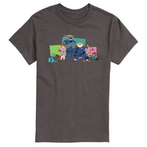 Men's - Zootopia - Nick, Judy, And Friends Short Sleeve Graphic T-Shirt - 1 of 4