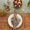 Design Imports  Variegated Napkin Set 6 Piece, Mushroom, 20X20" - 4 of 4