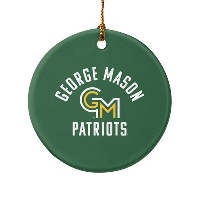 George Mason University Patriots Logo Porcelain Holiday Christmas Tree Ornament