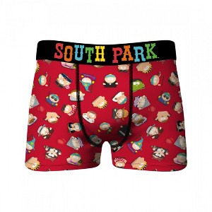 Mens Crazy Boxers South Park Characters Boxer Briefs - 1 of 3