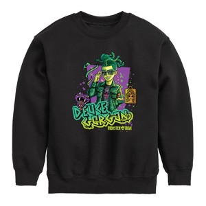 Boys' - Monster High - Deuce Gorgon Graphic Long Sleeve Fleece Sweatshirt - 1 of 4