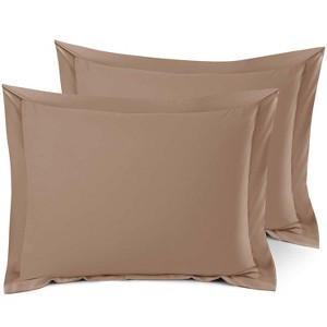 Nestl Soft Pillow Shams Set of 2, Double Brushed Microfiber Pillow Covers, Premium Pillow Shams With 1.5” Flange - 1 of 4