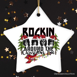Iconic Hard Rock n Roll Guitar Christmas Ornament, Rockin Around the Christmas Tree| OrnamentallyYou - 1 of 4