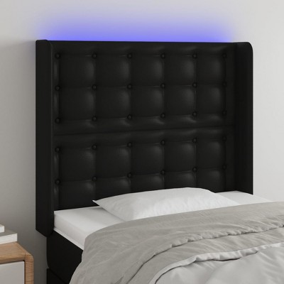 Vidaxl Led Headboard, Upholstered Headboard For Bed Home, Bed Headboard With Led Light, Bedroom ...
