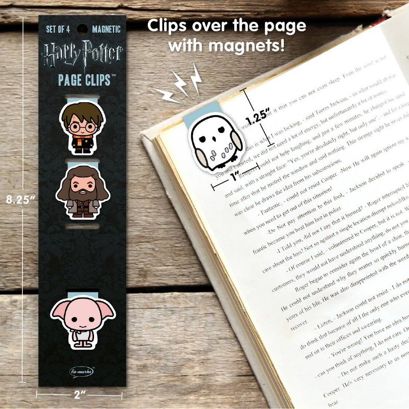 Harry Potter Chibi Hogwarts Page Clips, 3 of 5