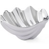 Nambe Sea Shell Dip Bowl For Hot & Cold Foods Alloy Metal, Silver, - 2 of 4