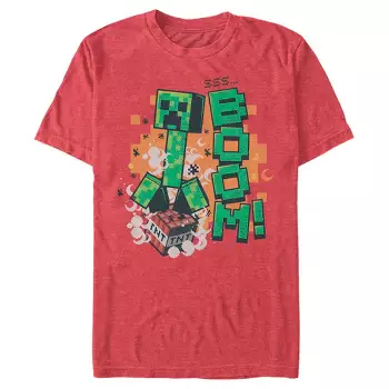 Redelijk Gelijkmatig schilder Men's Minecraft Boom T-shirt : Target