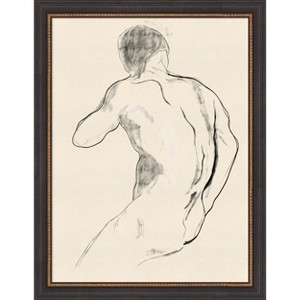 Amanti Art The Athlete by Roberto Moro Wood Framed Wall Art Print - 1 of 4